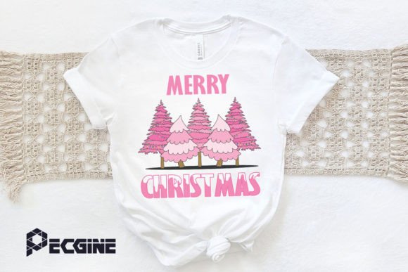 Christmas Vibes Pink Christmas Santa