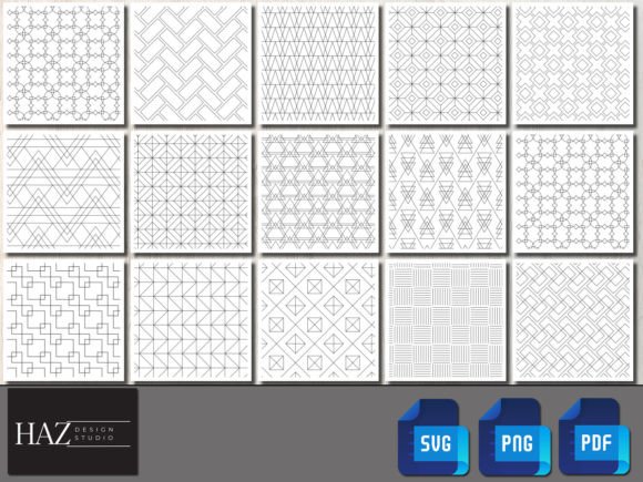Geometric Seamless Patterns Background