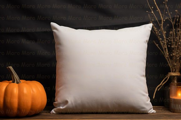 Halloween Pillow Mockup