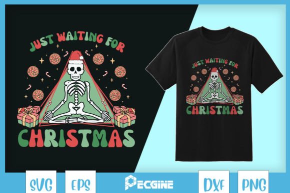Just Waiting for Christmas Skeleton